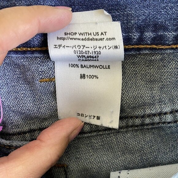 Eddie Bauer Womens 16R Straight Leg Medium Wash Jeans - Picture 7 of 14